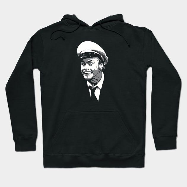 Bill Burns greyscale Hoodie by @johnnehill